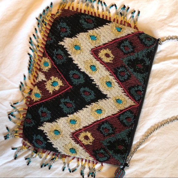 Tribal Beaded Handbag - Picture 2 of 7